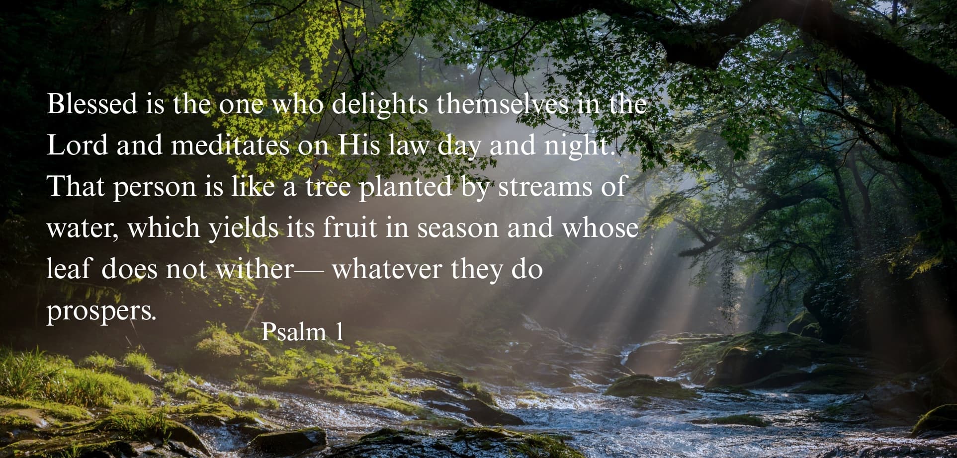 Psalm 1